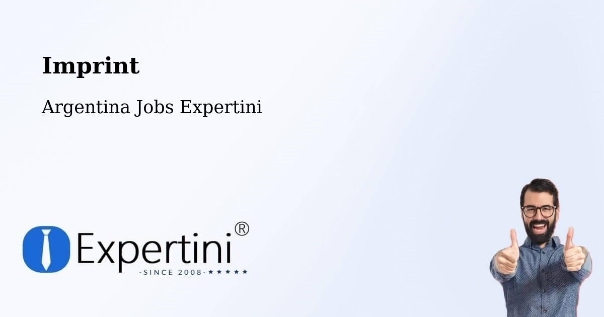 Imprint – Argentina - Argentina Jobs Expertini